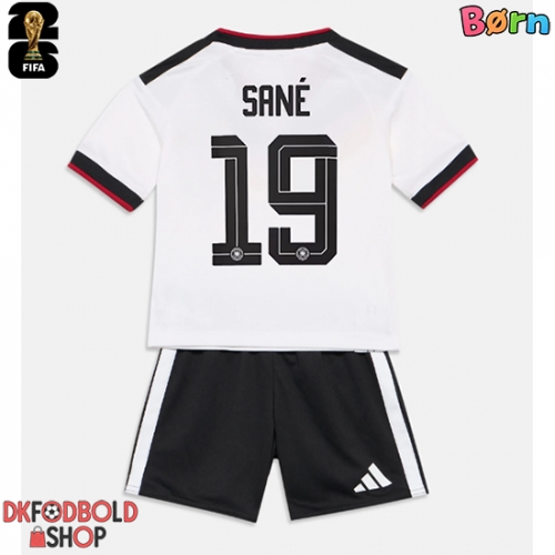 Tyskland Leroy Sane #19 Hjemmebanesæt Børn VM 2026 Kort ærmer (+ korte bukser)